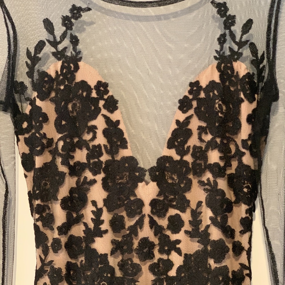 Betsey Johnson SEXY black lace dress